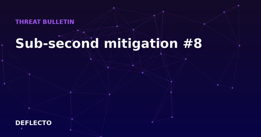 Sub-second mitigation #8