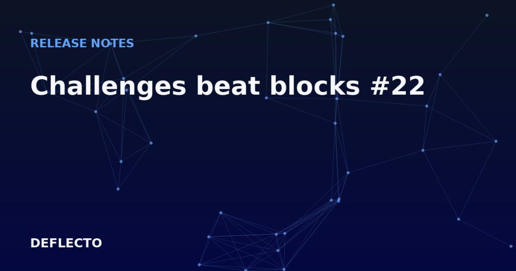 Challenges beat blocks #22