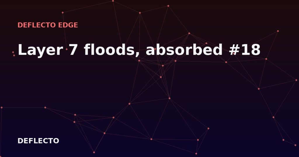 Layer 7 floods, absorbed #18