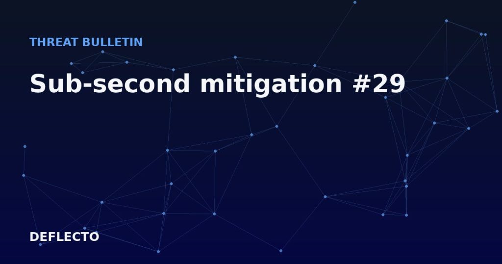 Sub-second mitigation #29