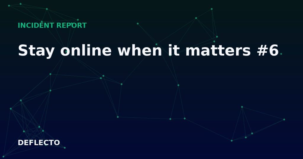 Stay online when it matters #6