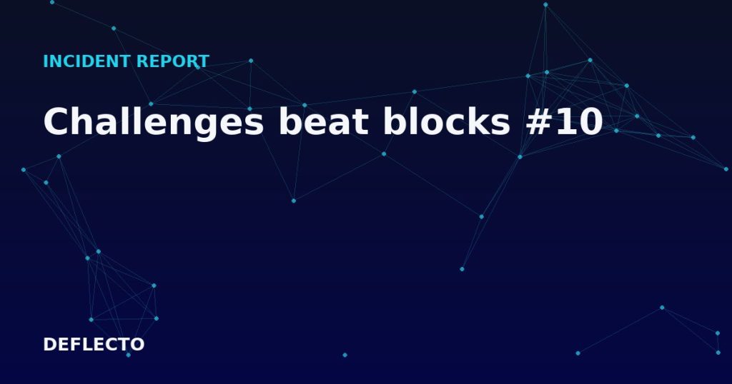 Challenges beat blocks #10