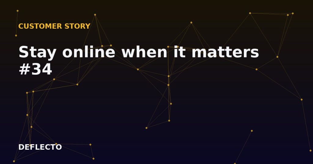 Stay online when it matters #34