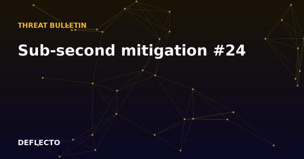 Sub-second mitigation #24
