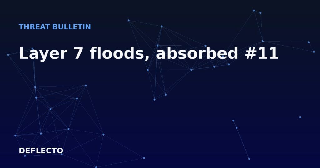 Layer 7 floods, absorbed #11