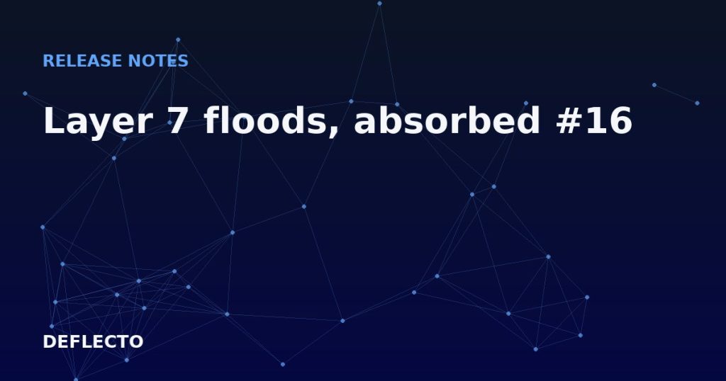 Layer 7 floods, absorbed #16