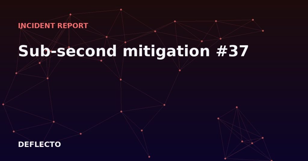 Sub-second mitigation #37
