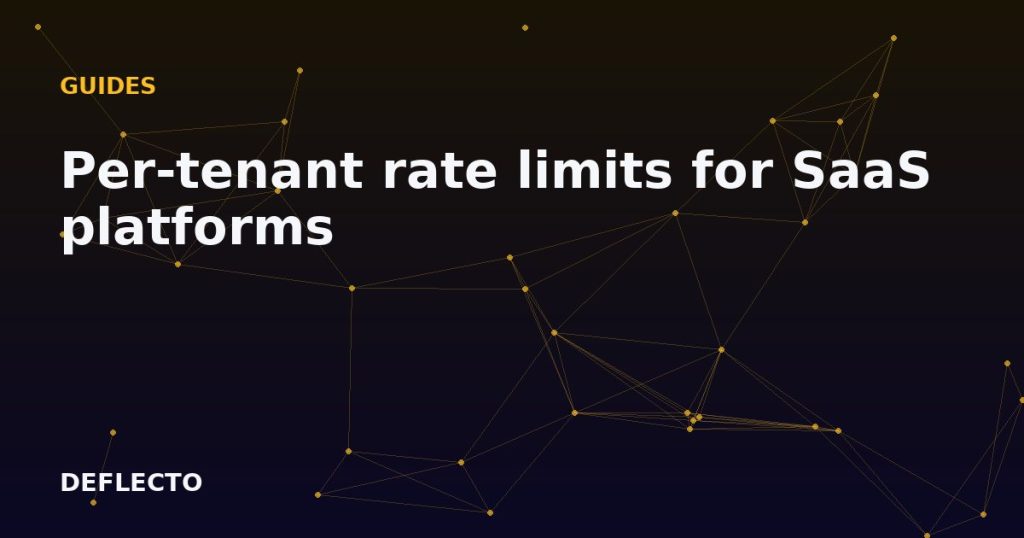 Per-tenant rate limits for SaaS platforms