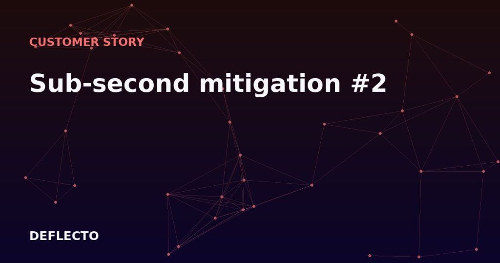 Sub-second mitigation #2