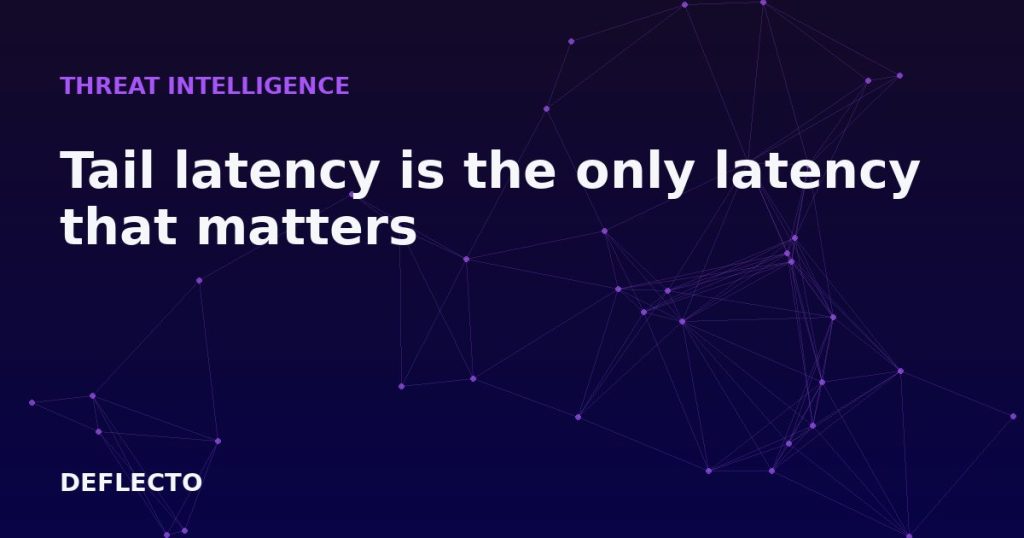 Tail latency is the only latency that matters