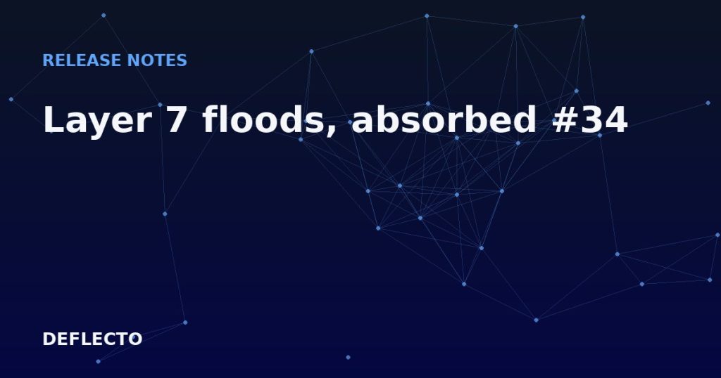 Layer 7 floods, absorbed #34