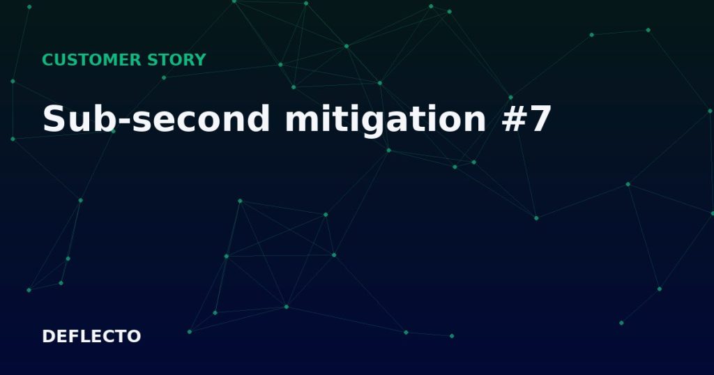 Sub-second mitigation #7