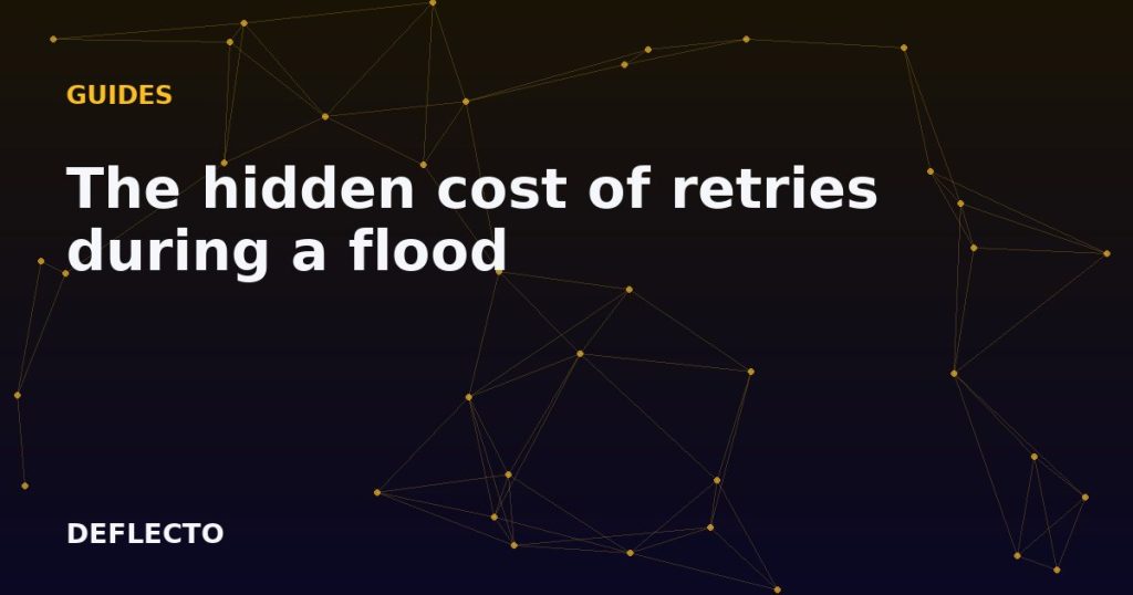 The hidden cost of retries during a flood