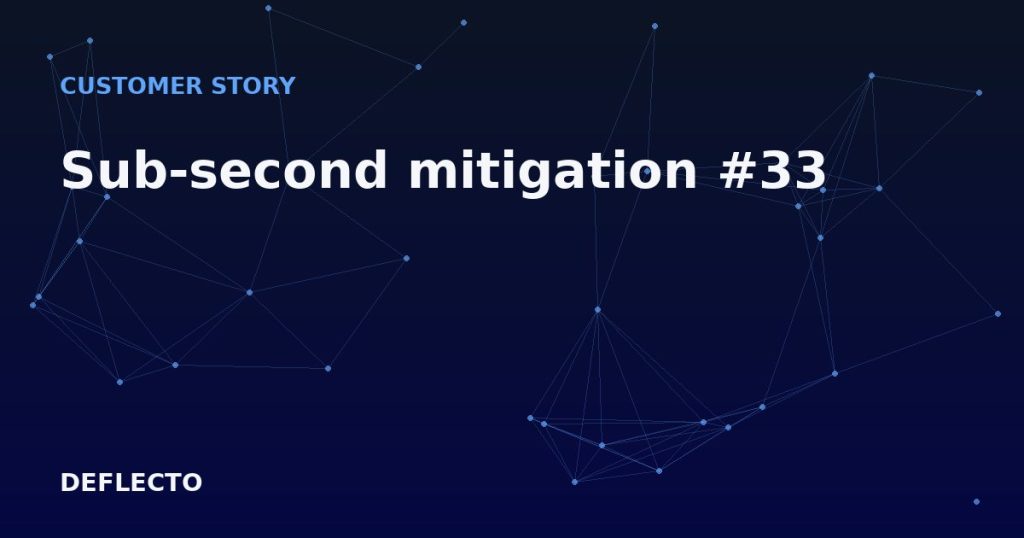 Sub-second mitigation #33