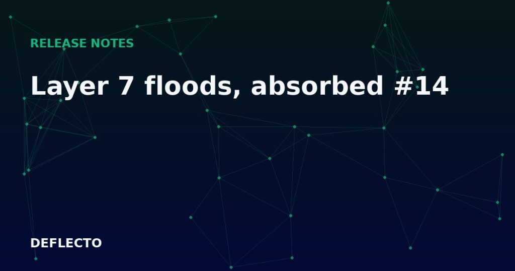 Layer 7 floods, absorbed #14