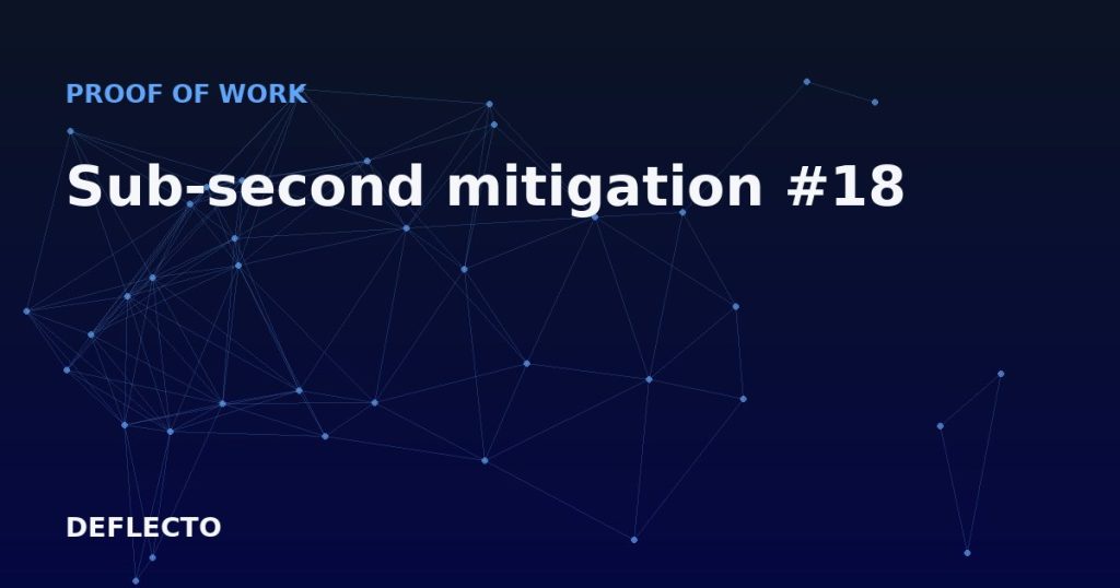 Sub-second mitigation #18