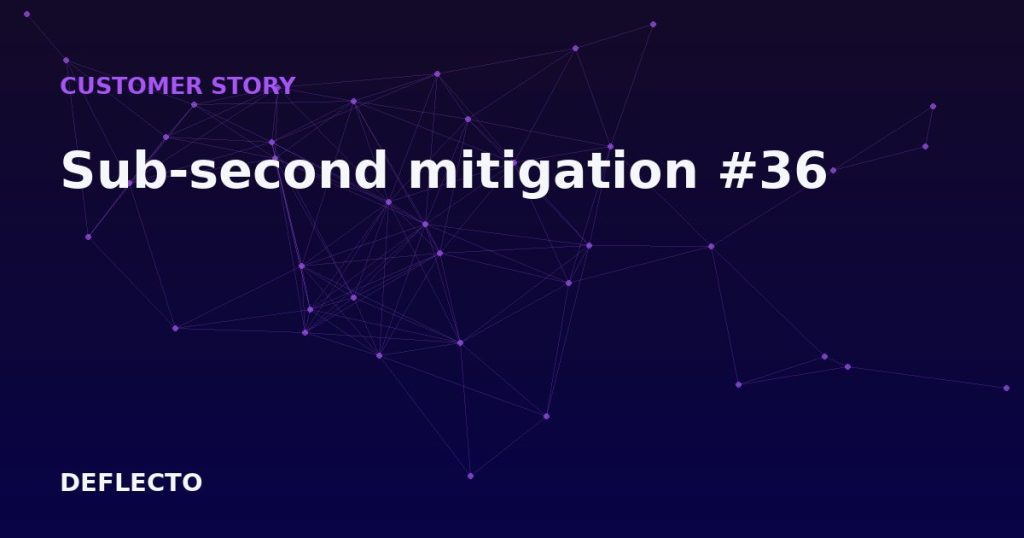 Sub-second mitigation #36