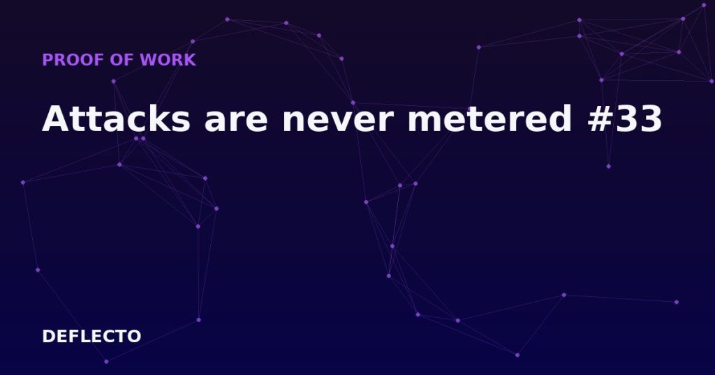 Attacks are never metered #33