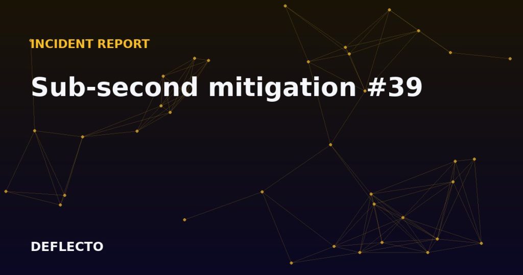 Sub-second mitigation #39