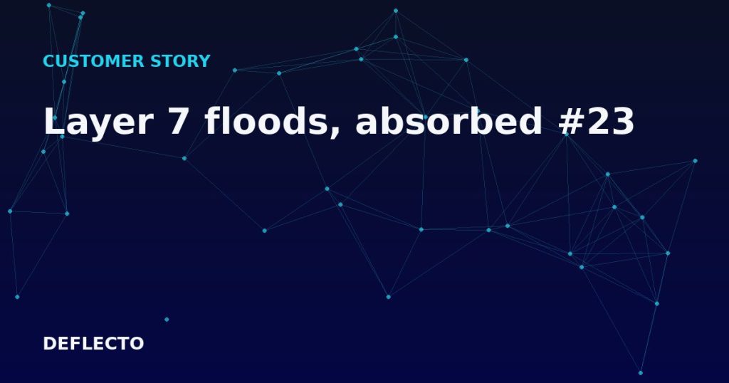 Layer 7 floods, absorbed #23