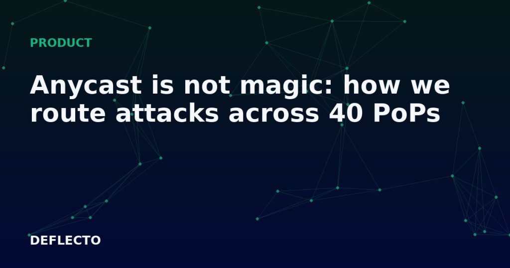 Anycast is not magic: how we route attacks across 40 PoPs