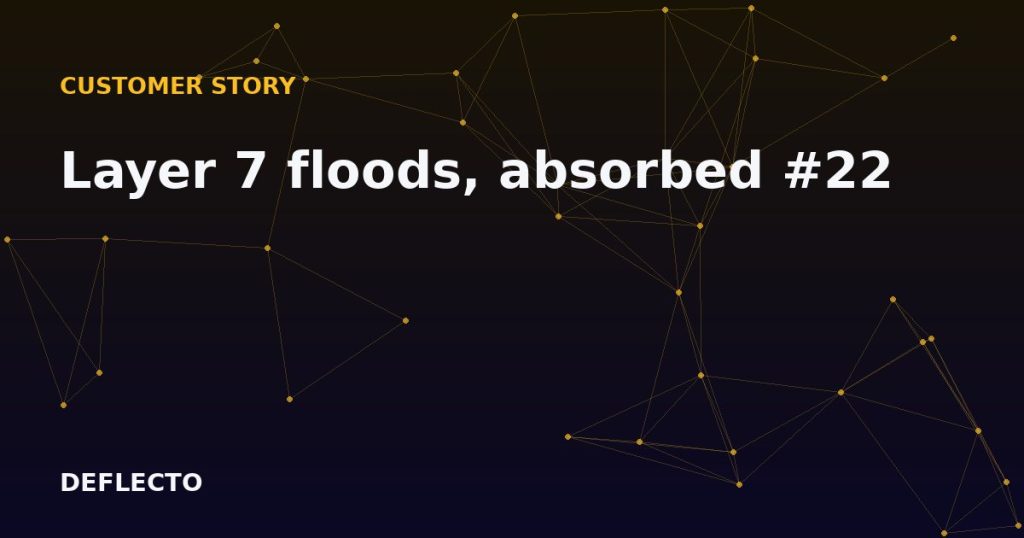 Layer 7 floods, absorbed #22