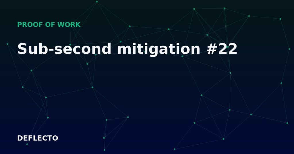 Sub-second mitigation #22