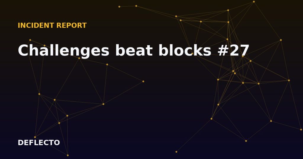 Challenges beat blocks #27