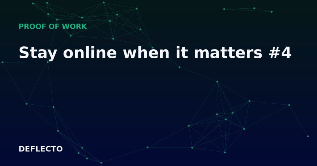 Stay online when it matters #4