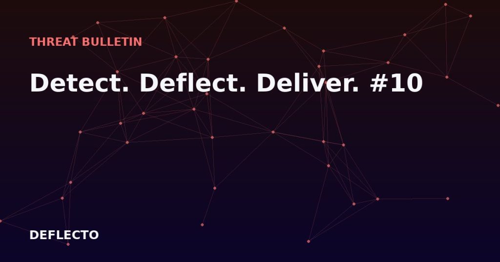 Detect. Deflect. Deliver. #10