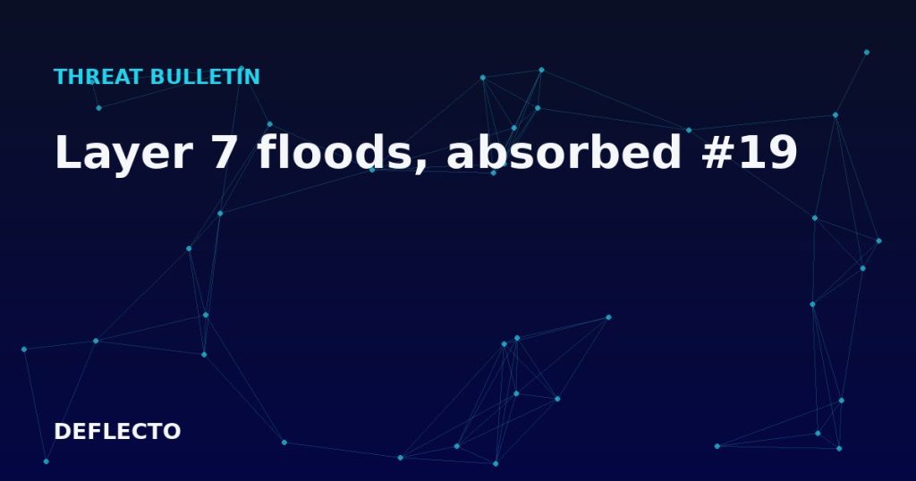 Layer 7 floods, absorbed #19
