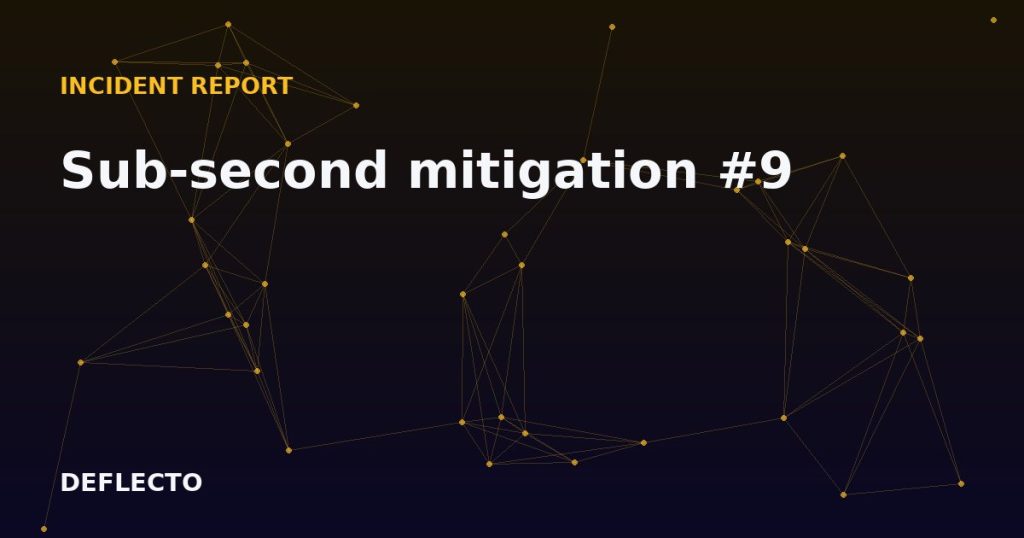 Sub-second mitigation #9