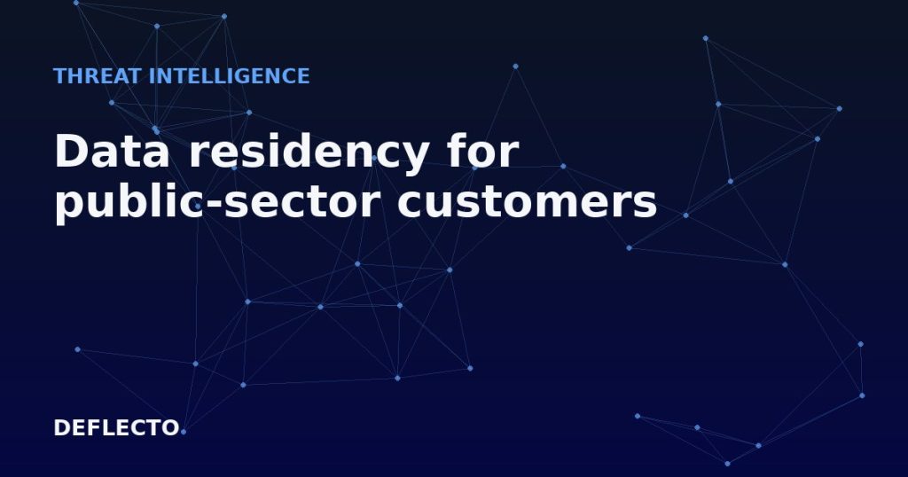 Data residency for public-sector customers