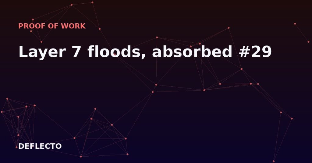 Layer 7 floods, absorbed #29