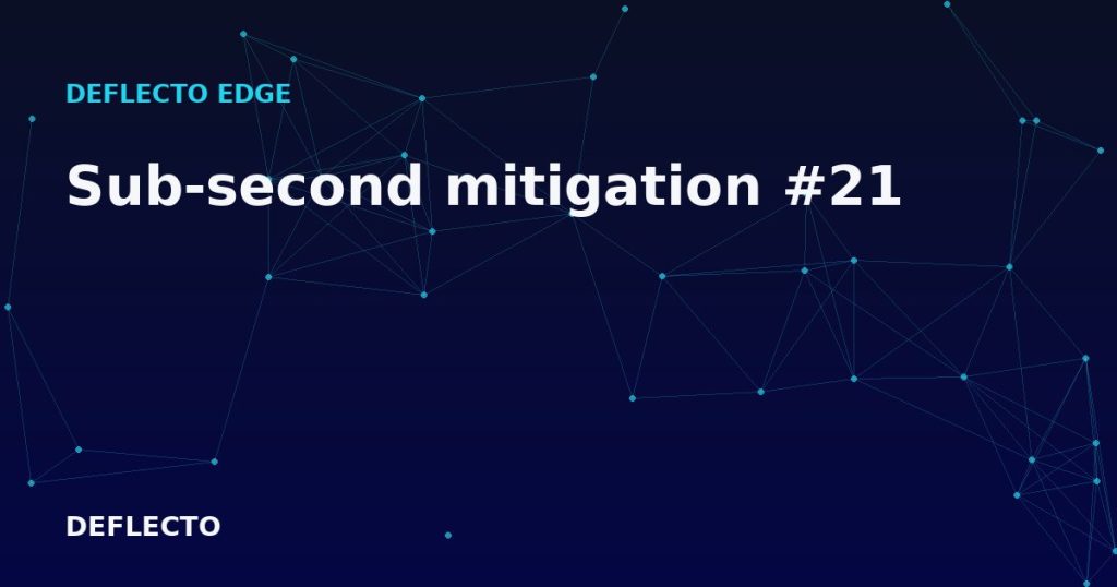 Sub-second mitigation #21